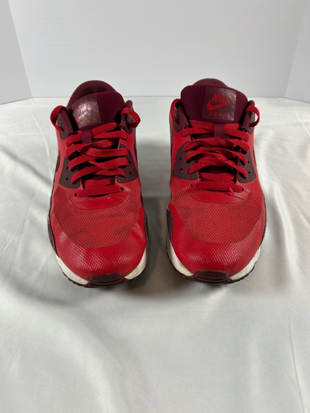Nike Air Max 90 Ultra 2.0 Essential 875695600 Red Mens 10.5 No box *flaws* - Picture 1 of 16